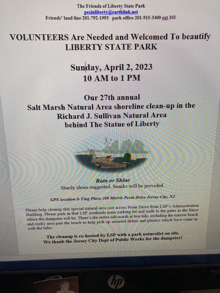 The Friends of LSP’s Salt Marsh Cleanup is postponed until Sunday from 10 to 1 PM. Please park in lot near the administration building at 200 Morris Pesin Dr. We’ll be going through the gate on the left side of the administration building. Hope you can join us for this good deed!