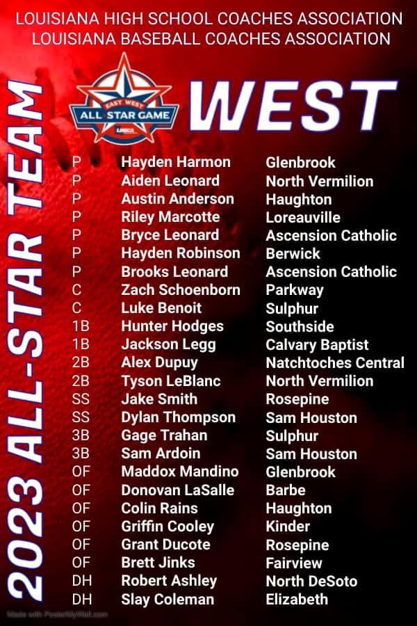 14_0productions's tweet photo. 2023 LHSCA/LBCA All Star Game. May 19/20 at Louisiana Christian University in Pineville https://t.co/oRy5tT7YjW
