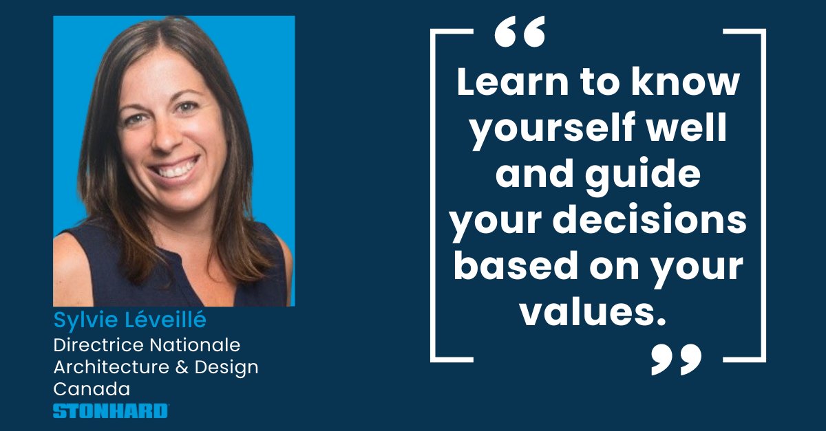 All month long, we are celebrating Women’s History Month by featuring the women of Stonhard. Sylvie shares advice for young women just starting their careers: "For me, authenticity is a key value of a leader to inspire action.”

#womenshistorymonth #iwd2023 #womenempoweringwomen