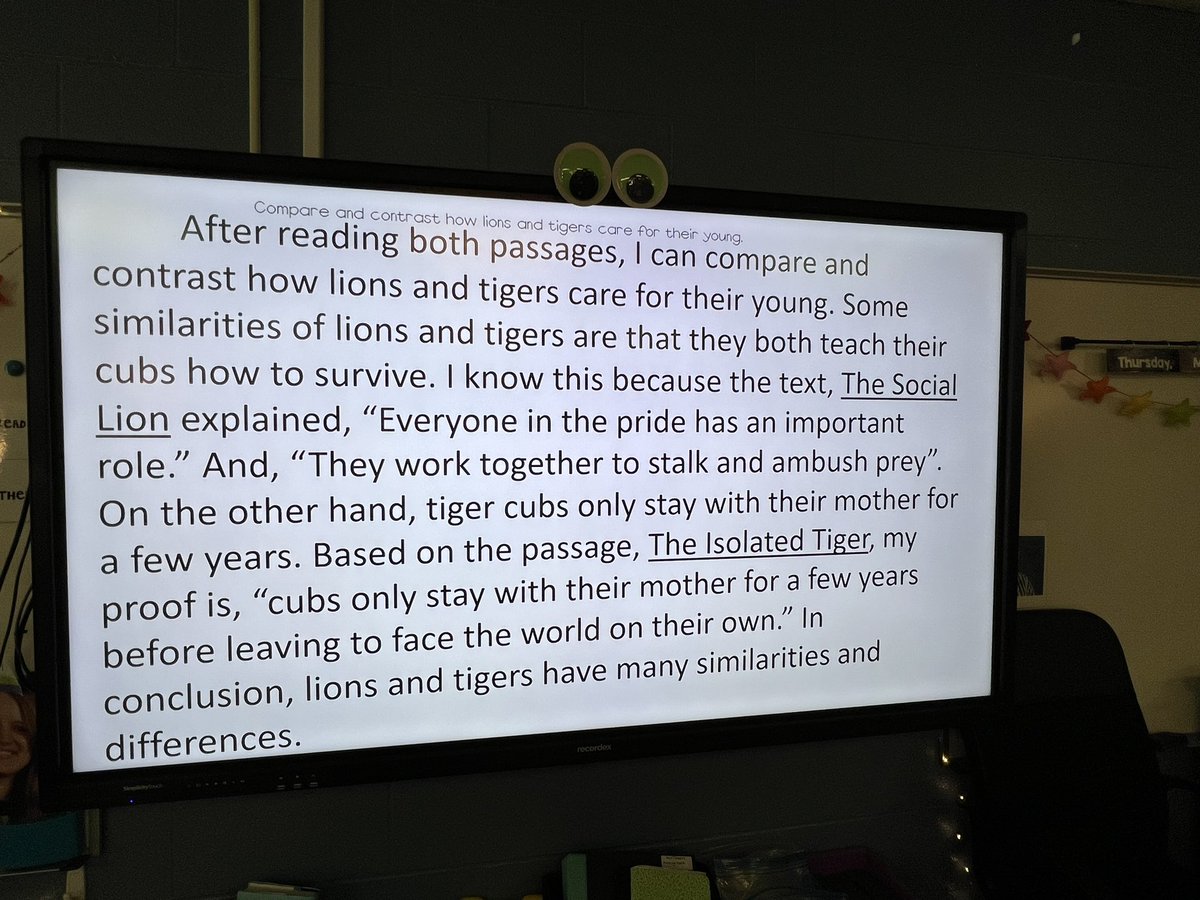 Erin (@erintinnell45) on Twitter photo My classes have been working on our F.A.T responses. Today, we took them to a new level and to say I’m impressed with this quality work is an understatement. <a href="/PowersFerryES/">Powers Ferry Elementary School</a> <a href="/ElaynaWilson1/">Elayna Wilson</a> My classes have been working on our F.A.T responses. Today, we took them to a new level and to say I’m impressed with this quality work is an understatement. <a href="/PowersFerryES/">Powers Ferry Elementary School</a> <a href="/ElaynaWilson1/">Elayna Wilson</a>