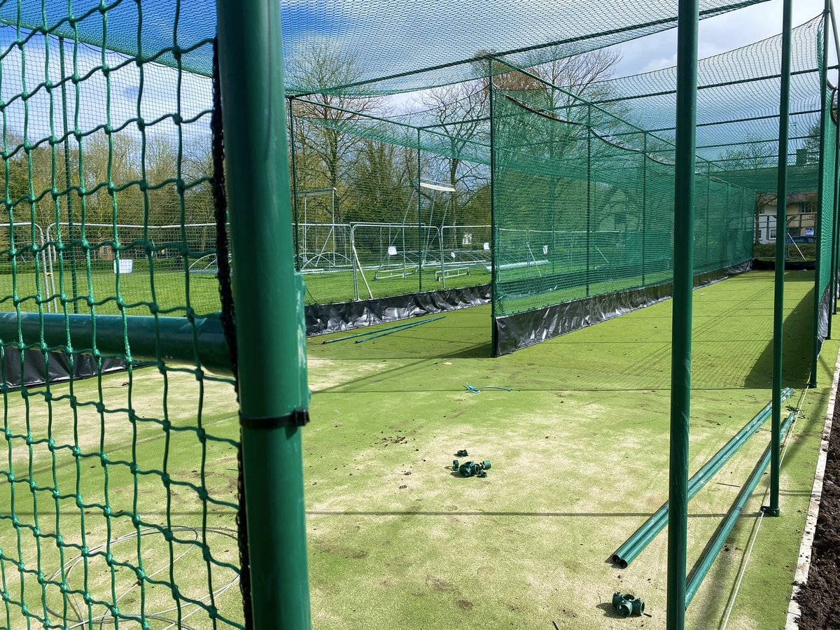 Day 11 and WE HAVE NETS!!🏏❤️    It’s really happening.. #cricketforlife #CricketTwitter