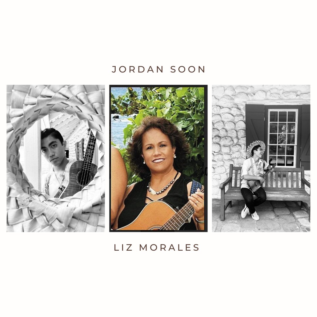 TONIGHT! Enjoy a FREE Hawaiian music concert with Liz Morales and Jordan Soon! On the lawn at The Baldwin Home Museum in Lahaina. Show will be from 6:00-7:30pm. Chairs and blankets welcome!