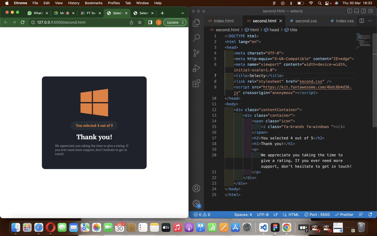 OyindaJr's tweet image. Hot dang! Day 28 of #100DaysOfCode and your girl is already building projects from scratch using HTML and CSS! 💻💪 Along the way, I've been mastering how to structure elements in HTML, how to add some pizzazz with styling, and even how to position elements like a pro. 🔥🔥