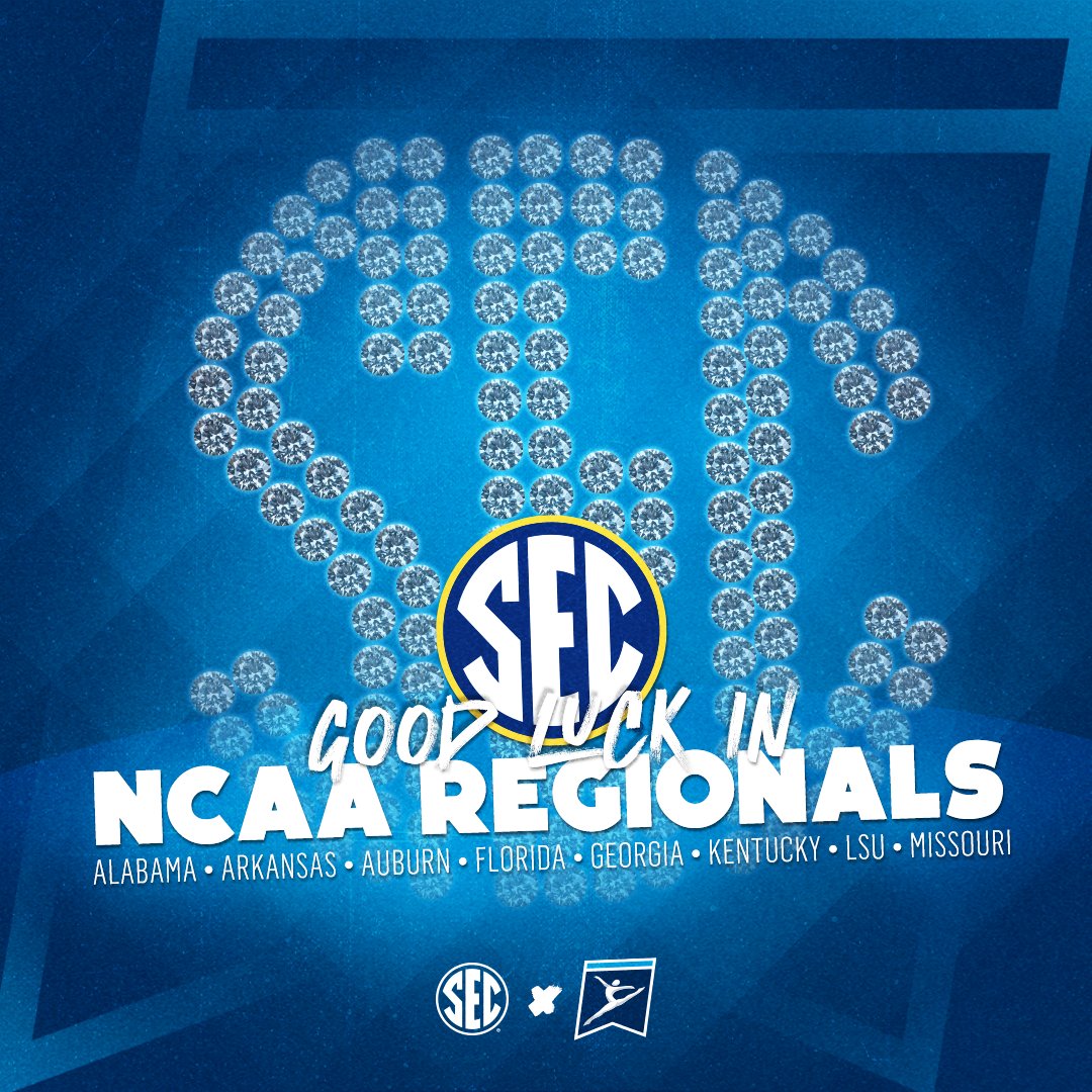 Ready to Rock. 🤩

#NCAAgym Regional action is underway! 

Follow the action → secsports.social/ncaagym

#SECGYM