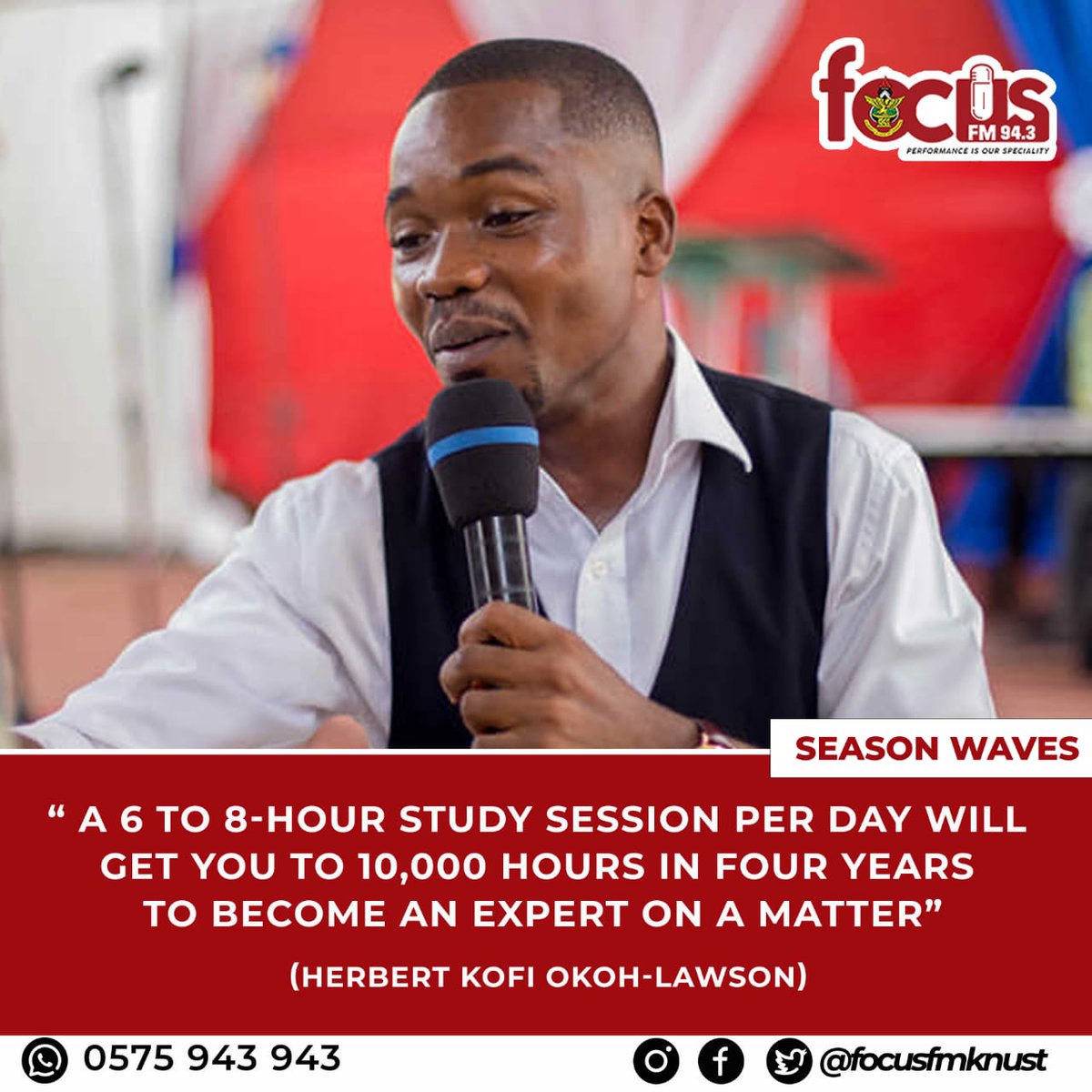 knustfocusfm's tweet photo. Watch full excerpt using https://t.co/zdMmWxdxsW
 Season Waves 
 FocusFm https://t.co/LrLb2irr3U