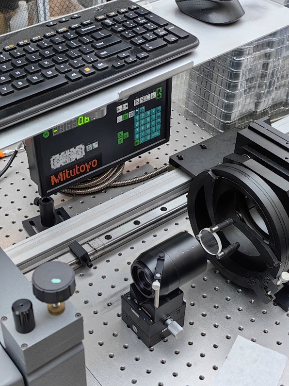 HyperionOptics's tweet photo. We're thrilled to introduce our latest creation - a custom Photonic Lens for Quantum Computing. Our engineers have designed a 369nm UV objective lens with a unique optical coating design that simulates ultra-high vacuum chambers, improving quantum computing efficiency. 🧵1/3 https://t.co/pThSYNZRrT
