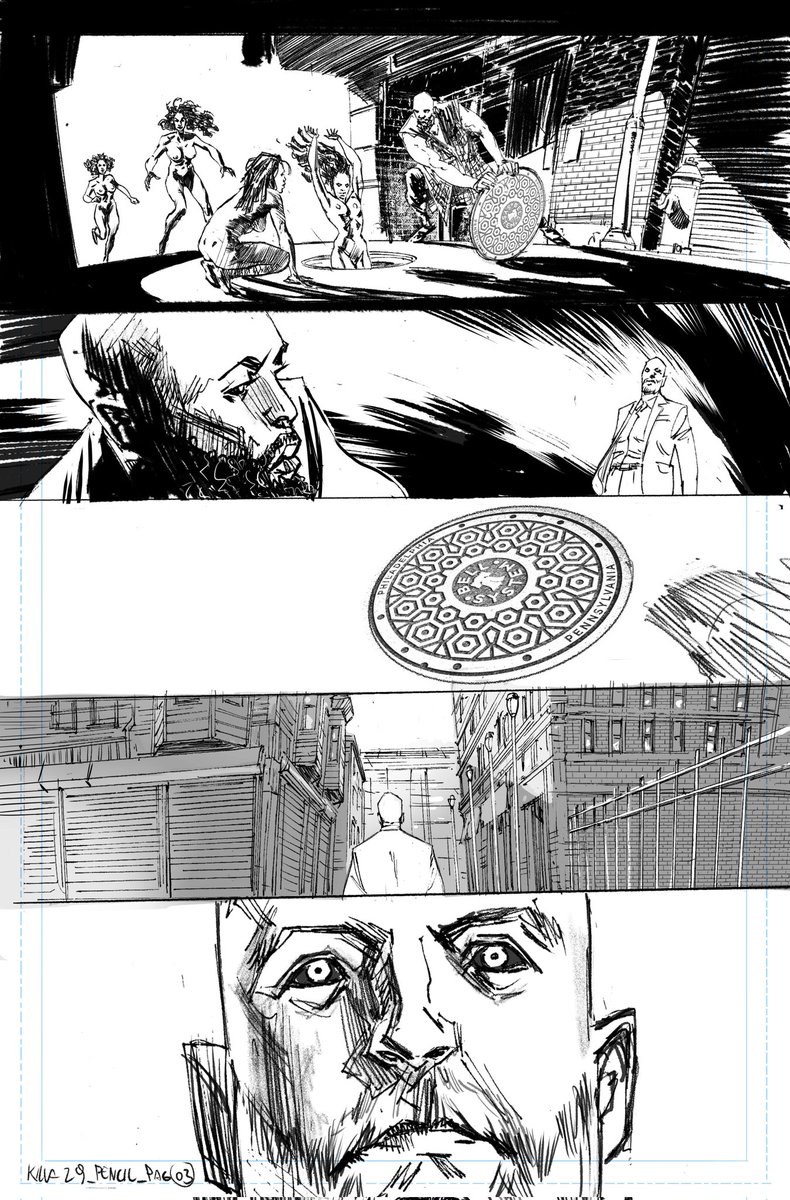 Ger_Erramouspe's tweet photo. Killadelphia 29 now on sale!!
Script: @therodneybarnes
Layouts and inks: @jasonshawnalex .
Pencils by Me.
Color: @leeloughridge
Lettering: @marshalldillon_comics
#killadelphia #horrorcomics #vamps #vampires #comibookart #comicterror #comicbookartist #philadelphia #imagecomics https://t.co/TPb5S2D6r0
