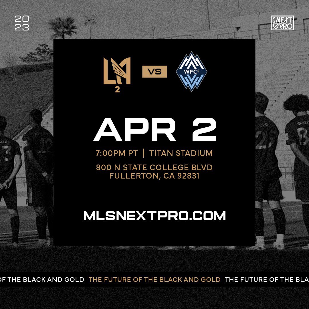 Back in action.

Don’t miss our next match against <a href="/wfc2/">Whitecaps FC 2</a> this Sunday at Titan Stadium.

⏰ 7 PM
📍 800 N State College Blvd.
Fullerton, CA 92831