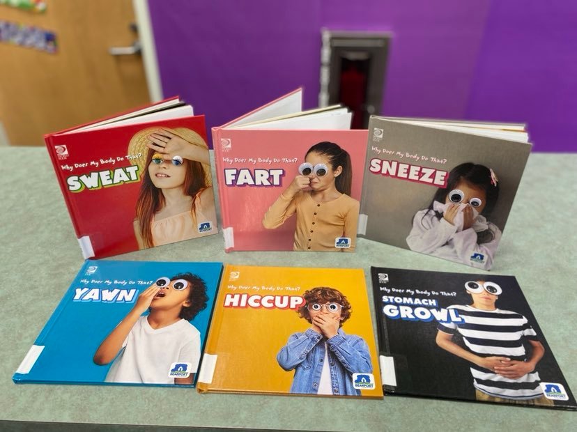 mclsnj's tweet image. Get to know your #bodilyfunctions! Our new series from #WorldBook explains why our #bodies do what they do. Find them all in our collection today! #googlytuesday 

 #books #nonfiction #kidsbooks #gettoknowyourbody #njlibraries #kidscience