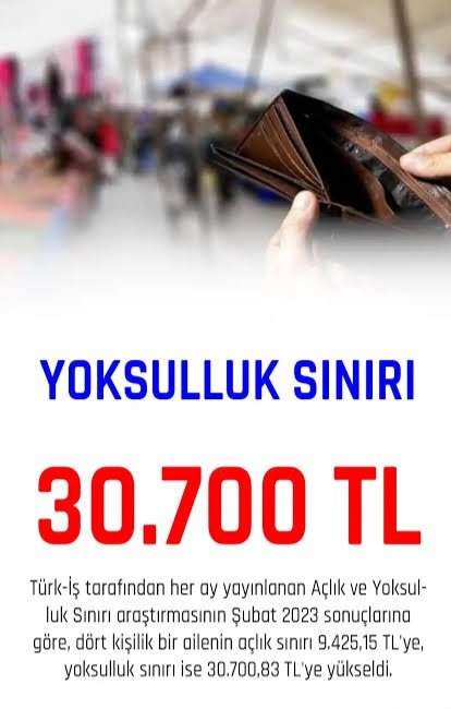 #Yoksulluksınırı 30.700 TL, 

#YargıÇalışanı'nın maaşı 11.400 TL. 

Twitt bu kadar! 

#HerşeyeZamMemuraGam 

@RTErdogan @kilicdarogluk @dbdevletbahceli @meral_aksener @vekilince @alibabacan @T_Karamollaoglu @Ahmet_Davutoglu @ProfDrErsanSen @ProfDemirtas