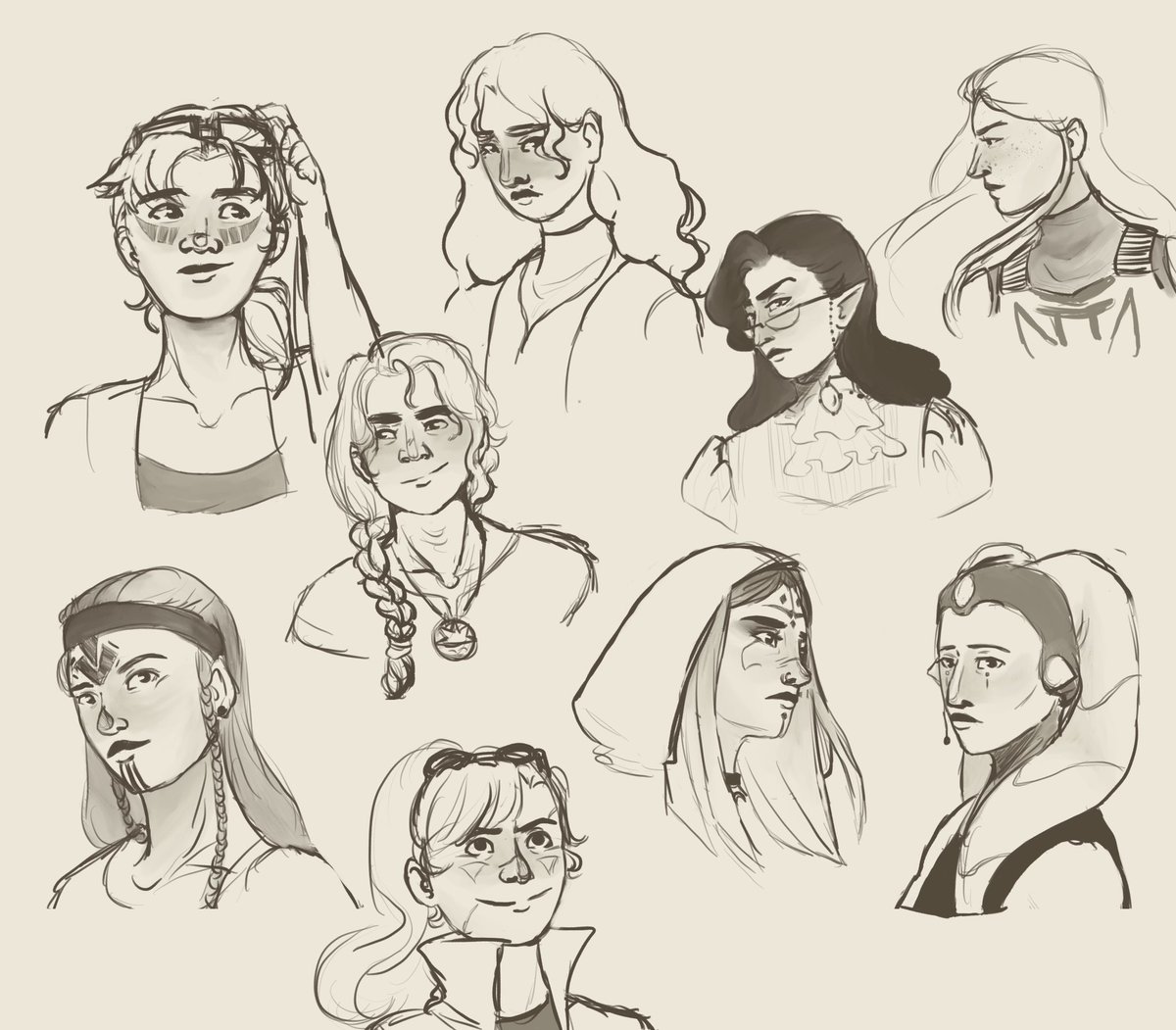 OC PARTY✨✨
 I almost got everyone but I am getting tired 😪 
I am going to tag everyone bellow this but if you wanna get your sketch just DM me 🥰🥰🥰
Thank you everyone!!! 

Ps: Livia I am drawing Maeve tomorrow ✨