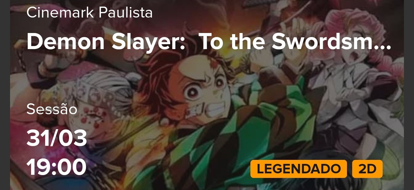 Alexandre Trevisan on X: Lembrete que o filme do demon slayer sai