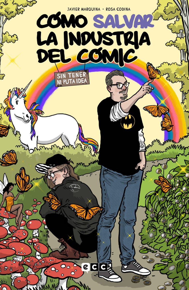 THEREALROLOISME's tweet photo. “Cómo salvar la industria del cómic sin tener ni puta idea” según Javier Marquina y Rosa Codina. Edita ECC. https://t.co/6tqnvJQpvu #comics #tebeos #comicbooks #ECCEdiciones #JavierMarquina #rosacodina @LHMagazin @eccediciones @FuryComic @larosa_codina https://t.co/dbcrvhZH5M
