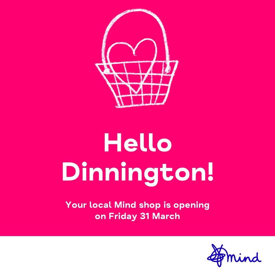DinningtonMind's tweet photo. Mind shop Dinnington is opening its doors at 10am this Friday 31 March 58A Laughton Road, Dinnington, S25 2PS. Come grab bargain, donate, or volunteer for mental health #mindshop #dinnington #rotherham #workshop https://t.co/8AGUhtIqyu