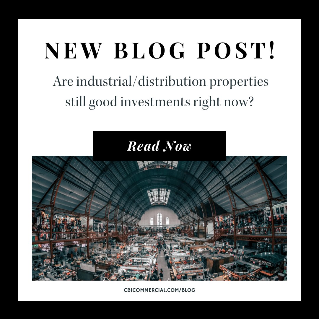 Are industrial/distribution properties still good investments right now?
🔗cbicommercial.com/blog

Contact us: info@cbicommercial.com
-
#LACREmarket #CREstability #Q12023 #economicuncertainty #commercialrealestate #realestatetrends #LAproperties #cbiteam2023march