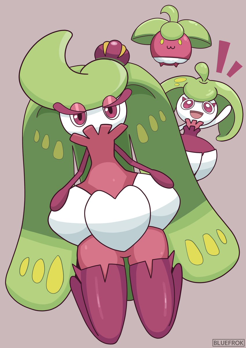 Bluefrok's tweet photo. Tsareena (Pokemon) https://t.co/MkGGybJ1gq