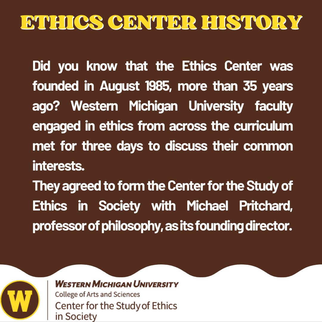 WMU_ETHICS's tweet photo. According to Teaching Ethics, they opted for an interdisciplinary strategy. Do you think understanding contemporary ethical issues requires such a strategy? 
Let us know down below 👇 https://t.co/WsPVJ6ujJ5