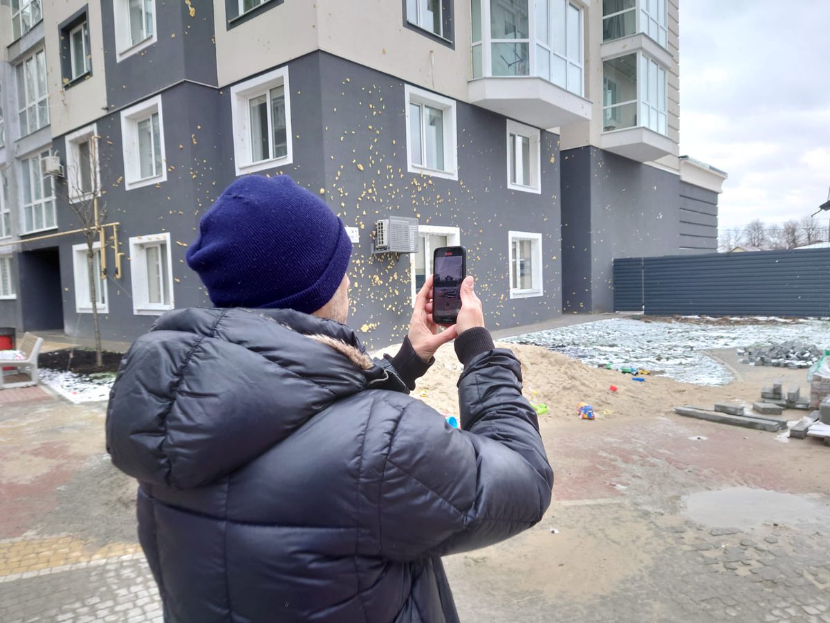 GeorgeArtwell's tweet photo. Here are some images of the destructed CHILDREN PLAYGROUND as it was left by the Russians with bullet holes in slide &amp; burnt buildings &amp; of the place where the project wants to rebuild the games. I humbly propose to consider supporting this noble endeavour https://t.co/jncPUxV8aI https://t.co/FgSI1RiOJQ