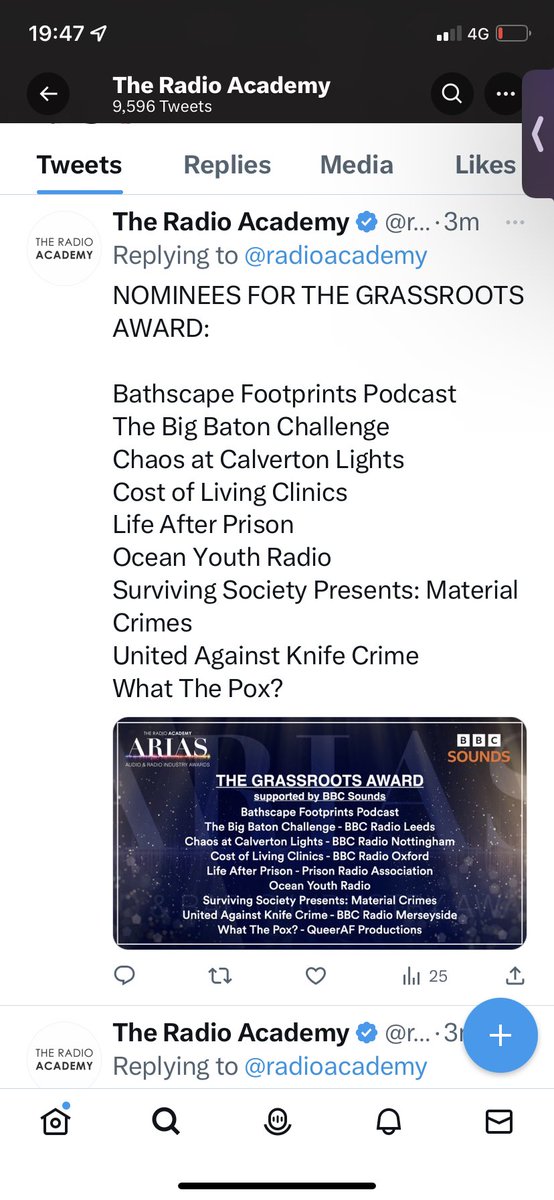 Pom_pom10's tweet image. So delighted that @Bathscape Footprints podcast has been nominated by @radioacademy for #UKARIAS  in two categories!