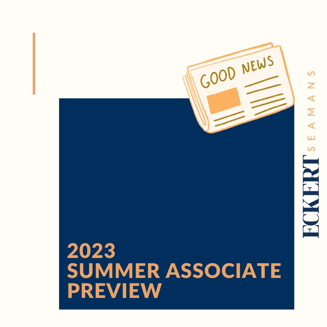 EckertSeamans's tweet photo. Eckert Seamans is excited to soon welcome across several offices our 2023 summer associate class, one of the largest in our 65-year history. Read more in the @PghBizTimes article. Subscription may be required. 
#summerassociate #law #eckertseamans

https://t.co/PkK3Z5wwBJ https://t.co/OyZTZEVkoE