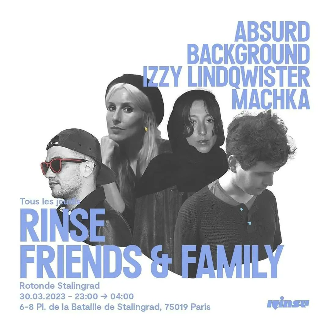 Ce soir B2B DJ Absurd pour <a href="/RinseFrance/">Rinse France</a> à @larotondestal ⏩