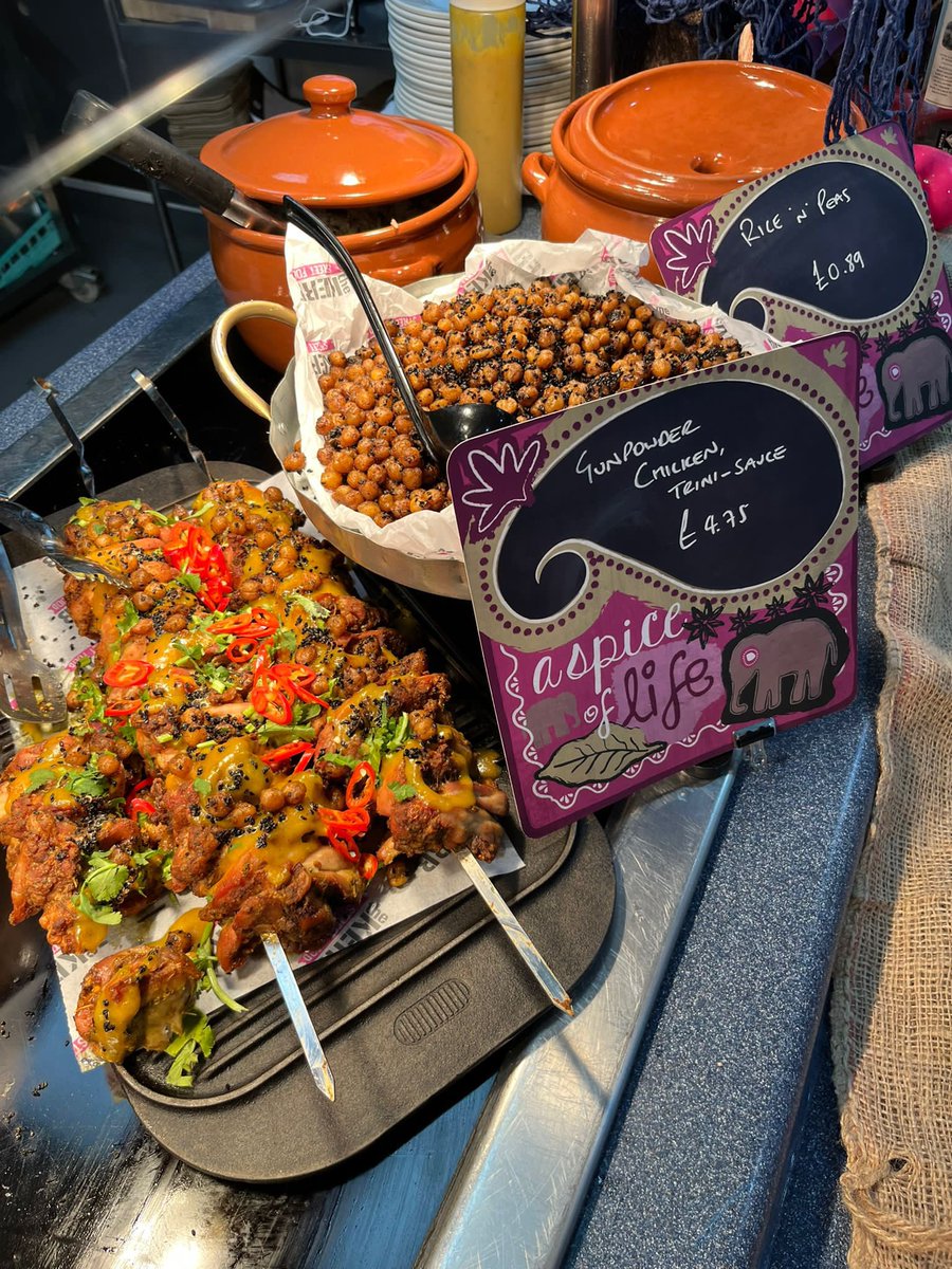 Fabulous Caribbean themed lunch today from one our contracts in Chorley 👏 #Thekerb #Olivecatering #Thursdaylunch #Contractcatering