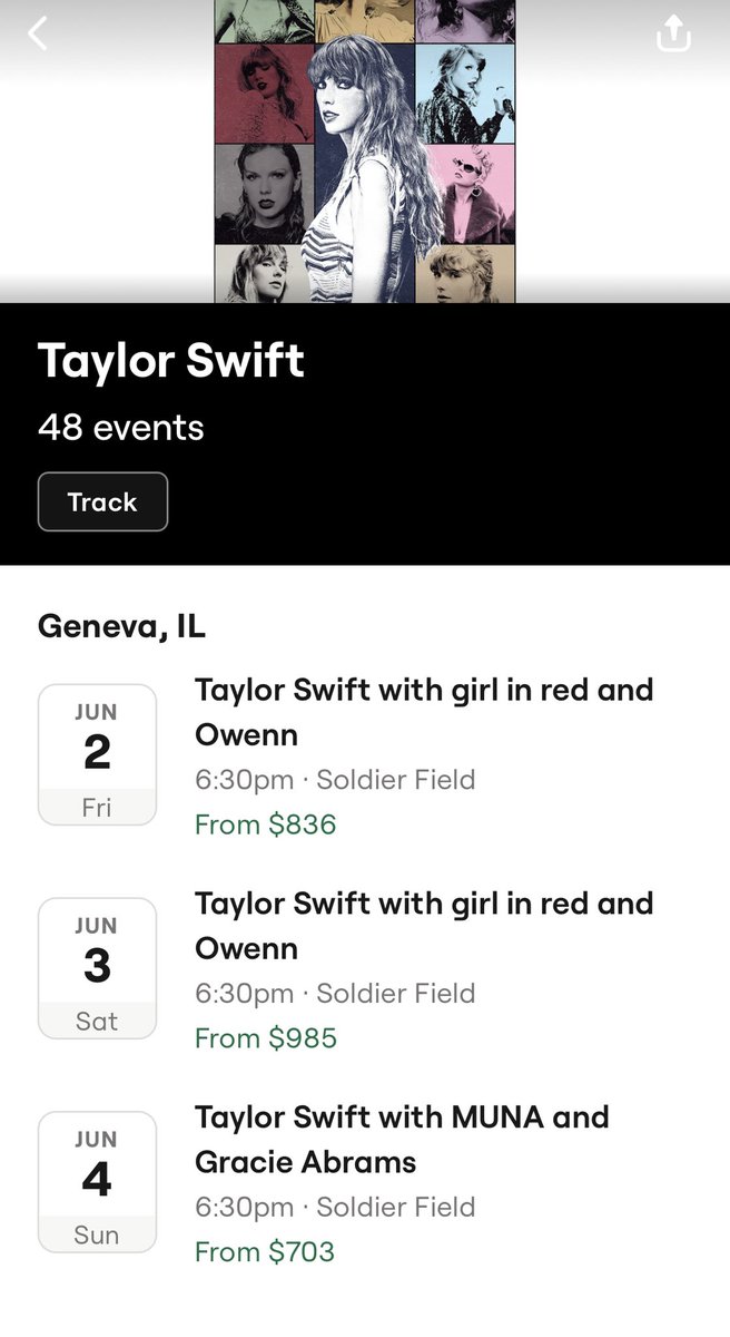 STCEBoosters's tweet photo. These are the lowest priced Taylor Swift tickets available for Chicago right now, but STCE Athletic Boosters are selling a chance to win floor seats for just $20! Watch this space for the next sale dates/times or email stceboosterscommunications[at]
gmail[dot]com 
for more info! https://t.co/oENsNXX8ya