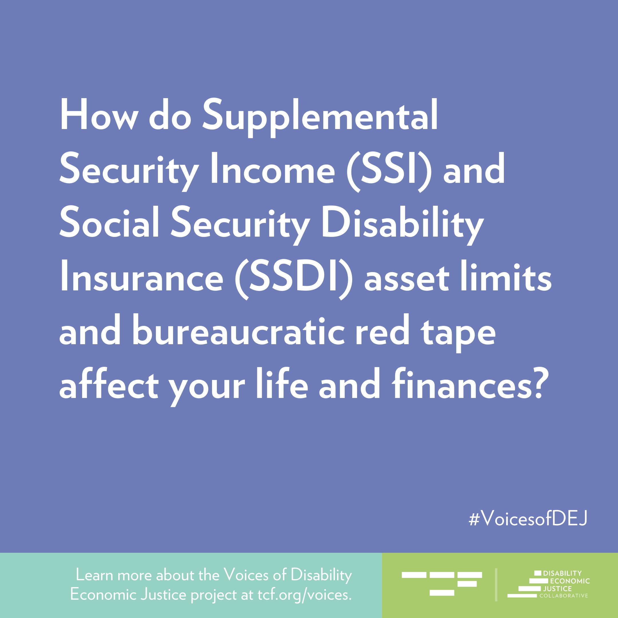 Disability Economic Justice Collaborative (DEJCollab) / Twitter