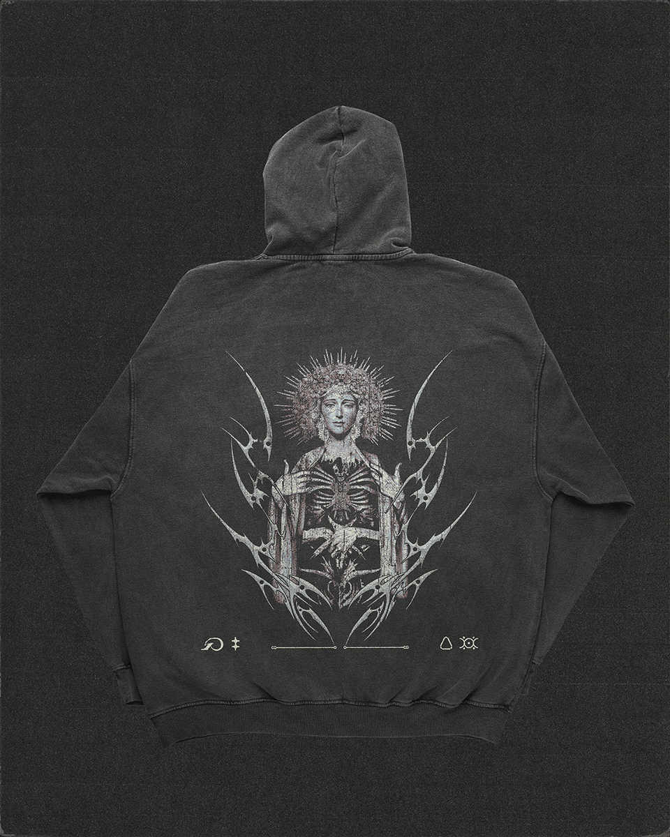 corbvn's tweet photo. A hoodie design I made for @polyphia. Definitely my favorite design I made for them I'm super happy with this one. Available on their spring tour now! https://t.co/RrybWXEbf2