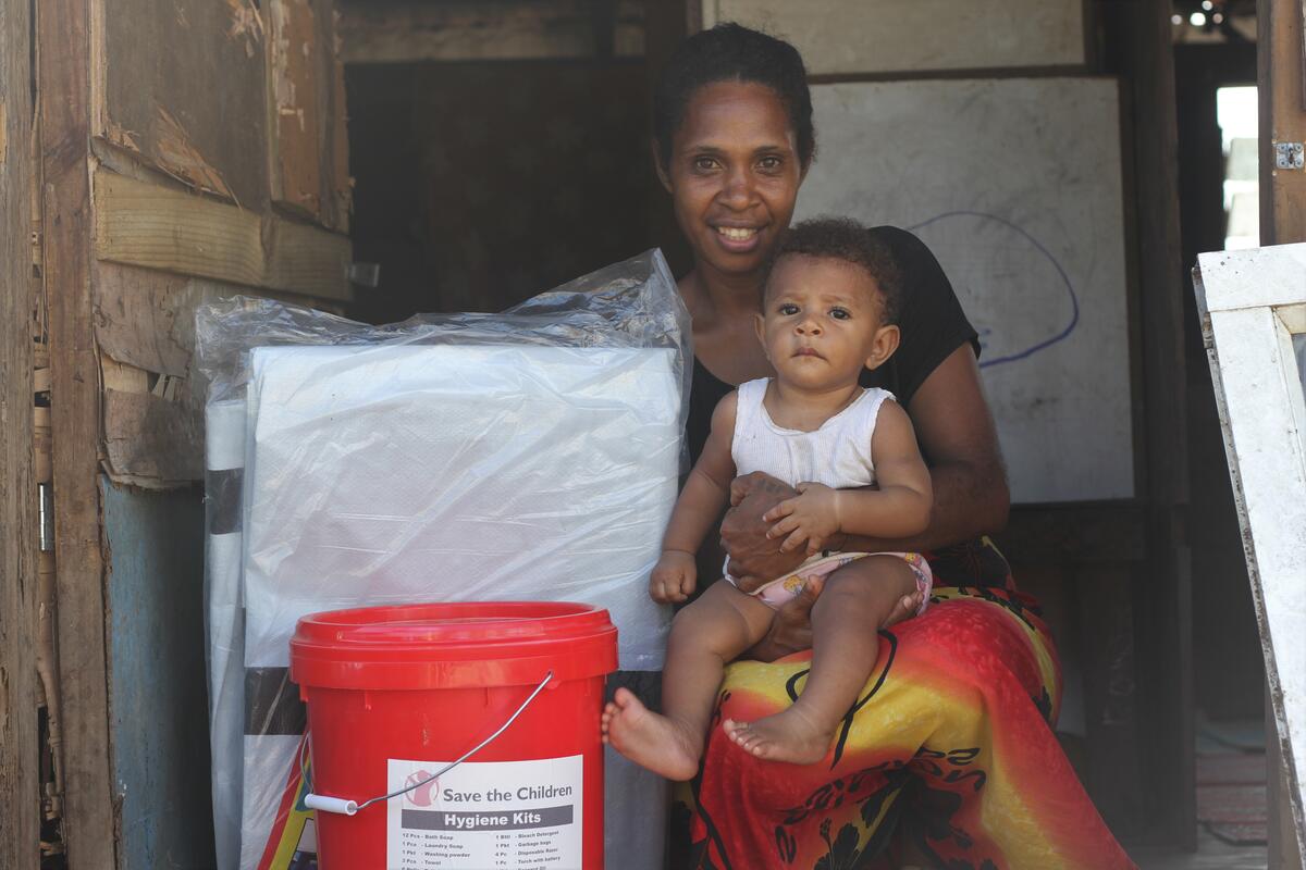 save_children's tweet photo. When back-to-back cyclones hit #Vanuatu earlier in March, Cindia rushed to keep her kids safe.

They now live at an evacuation centre. We have supported them with hygiene &amp; shelter kits.

The #ClimateCrisis IS a child rights crisis. It mustn't be ignored👉 https://t.co/r2ODYxYR2u https://t.co/T6xsSgti6G