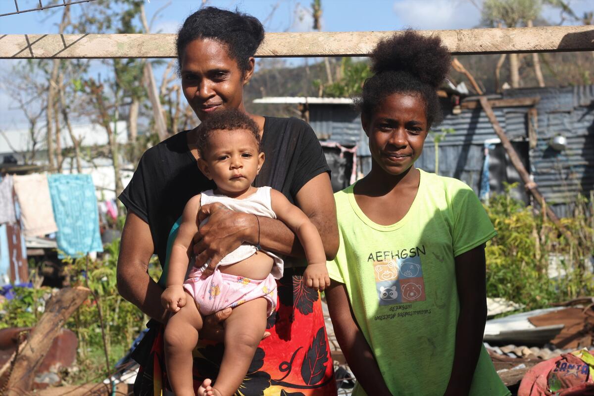 save_children's tweet photo. When back-to-back cyclones hit #Vanuatu earlier in March, Cindia rushed to keep her kids safe.

They now live at an evacuation centre. We have supported them with hygiene &amp; shelter kits.

The #ClimateCrisis IS a child rights crisis. It mustn't be ignored👉 https://t.co/r2ODYxYR2u https://t.co/T6xsSgti6G
