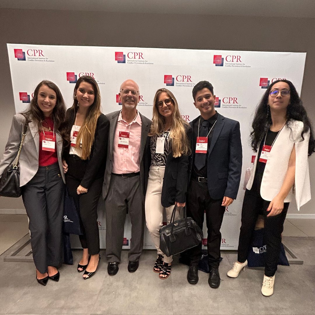 CPR_Institute's tweet photo. The 2023 CPR International Mediation Competition is off to an amazing start in beautiful São Paulo. Teams from all over the world have converged on the campus of our host, @Insper
https://t.co/51PCmb7sAM #IMC2023 #LessConflictMorePurpose https://t.co/q1dKFb9VDf