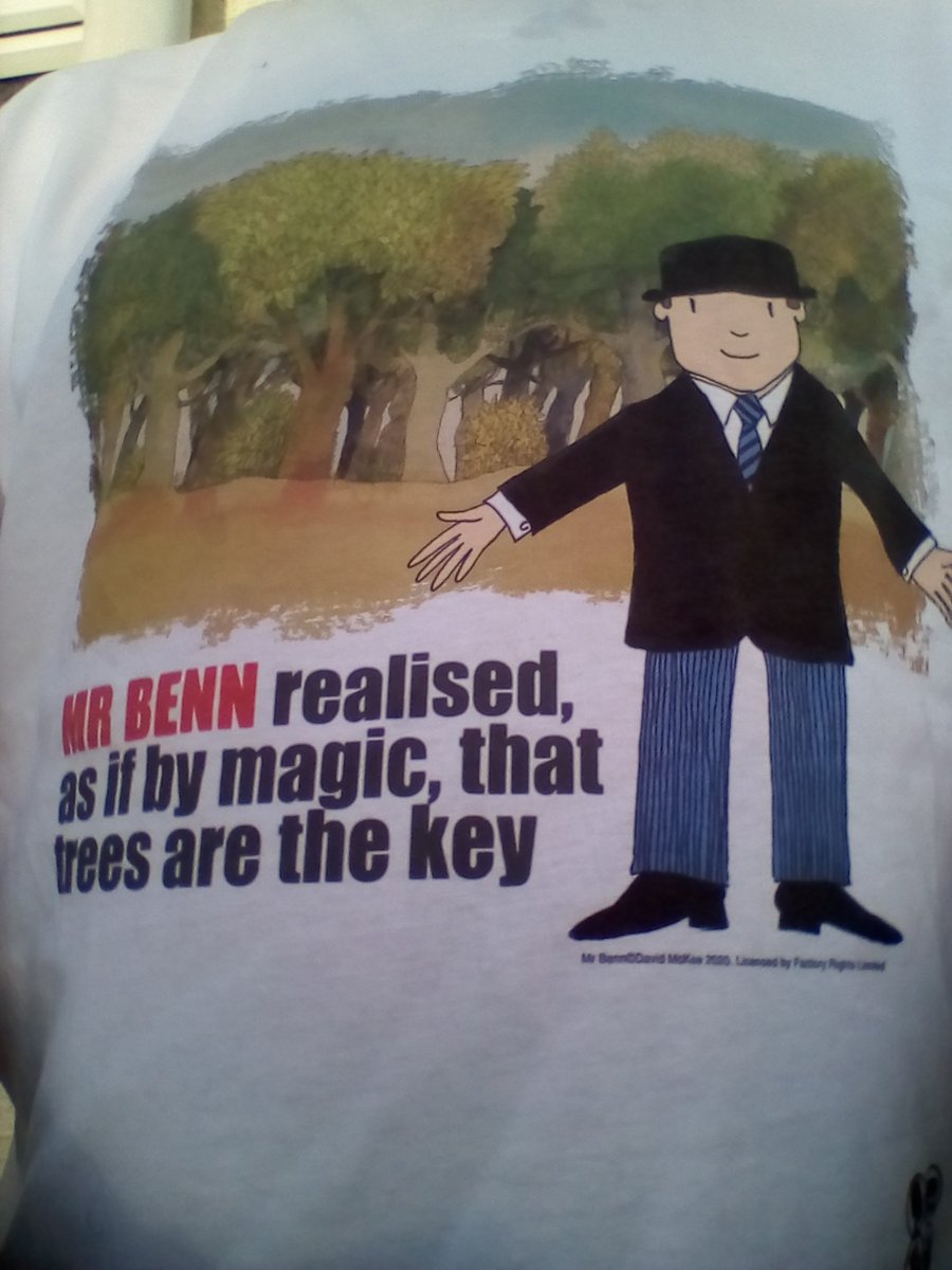 Steve_SJFcrafts's tweet photo. One of my new T shirts @WordForestOrg @therealmrbenn #treesarethekey #plantatree https://t.co/Sb0ooJ6iDP