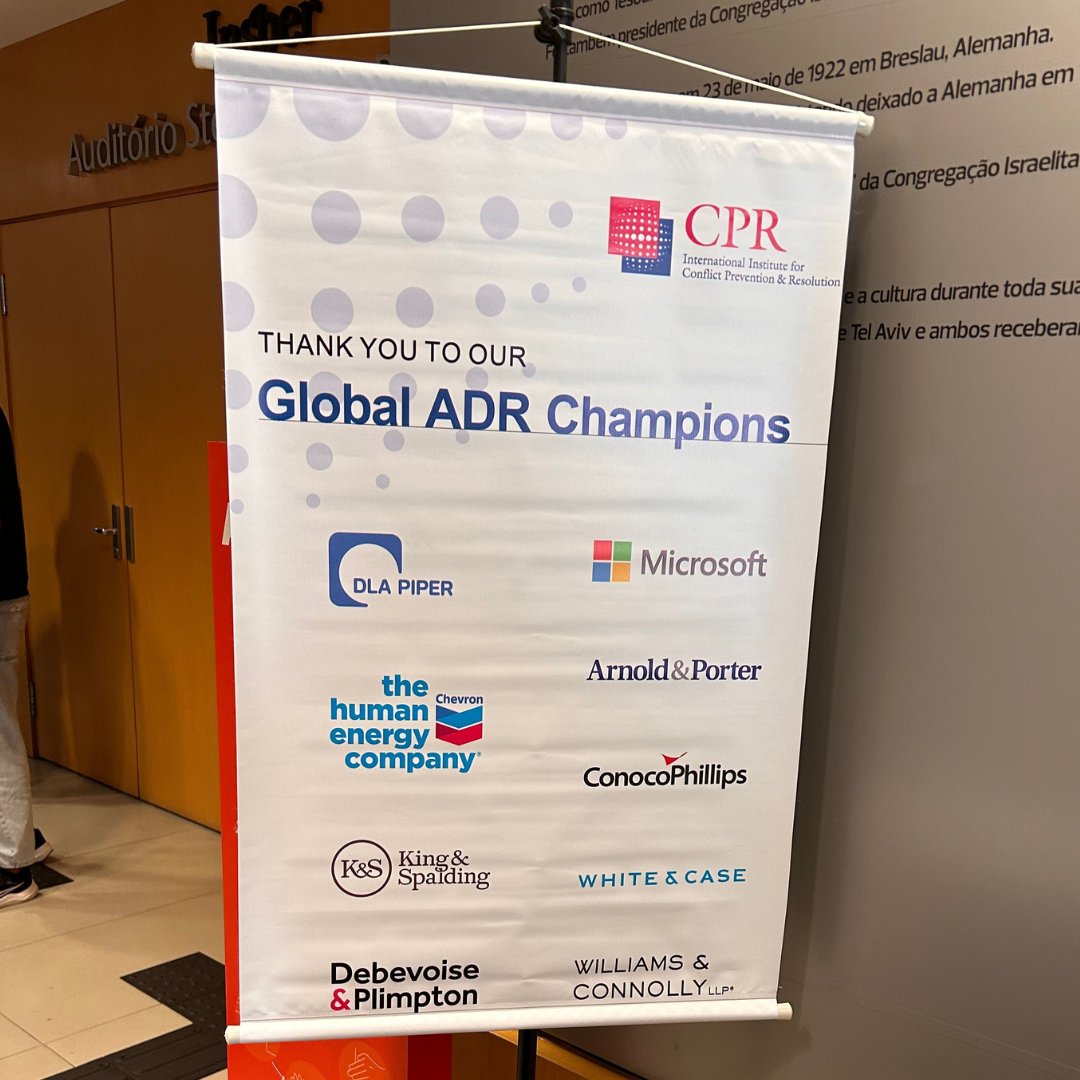 CPR_Institute's tweet photo. The 2023 CPR International Mediation Competition is off to an amazing start in beautiful São Paulo. Teams from all over the world have converged on the campus of our host, @Insper
https://t.co/51PCmb7sAM #IMC2023 #LessConflictMorePurpose https://t.co/q1dKFb9VDf