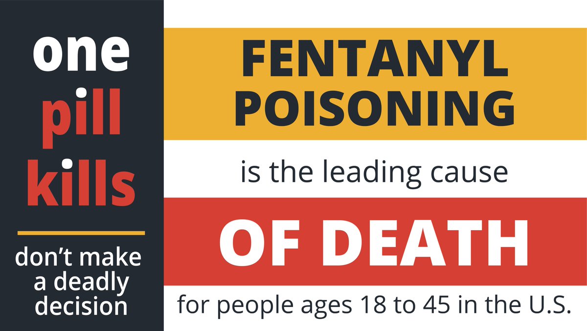 Accidental fentanyl poisoning is a threat to people of all ages. The #OnePillKills campaign aims to bring awareness and educate all Texans on the dangers of fentanyl poisoning. 

Get the facts on fentanyl at txopioidresponse.org/fentanyl.