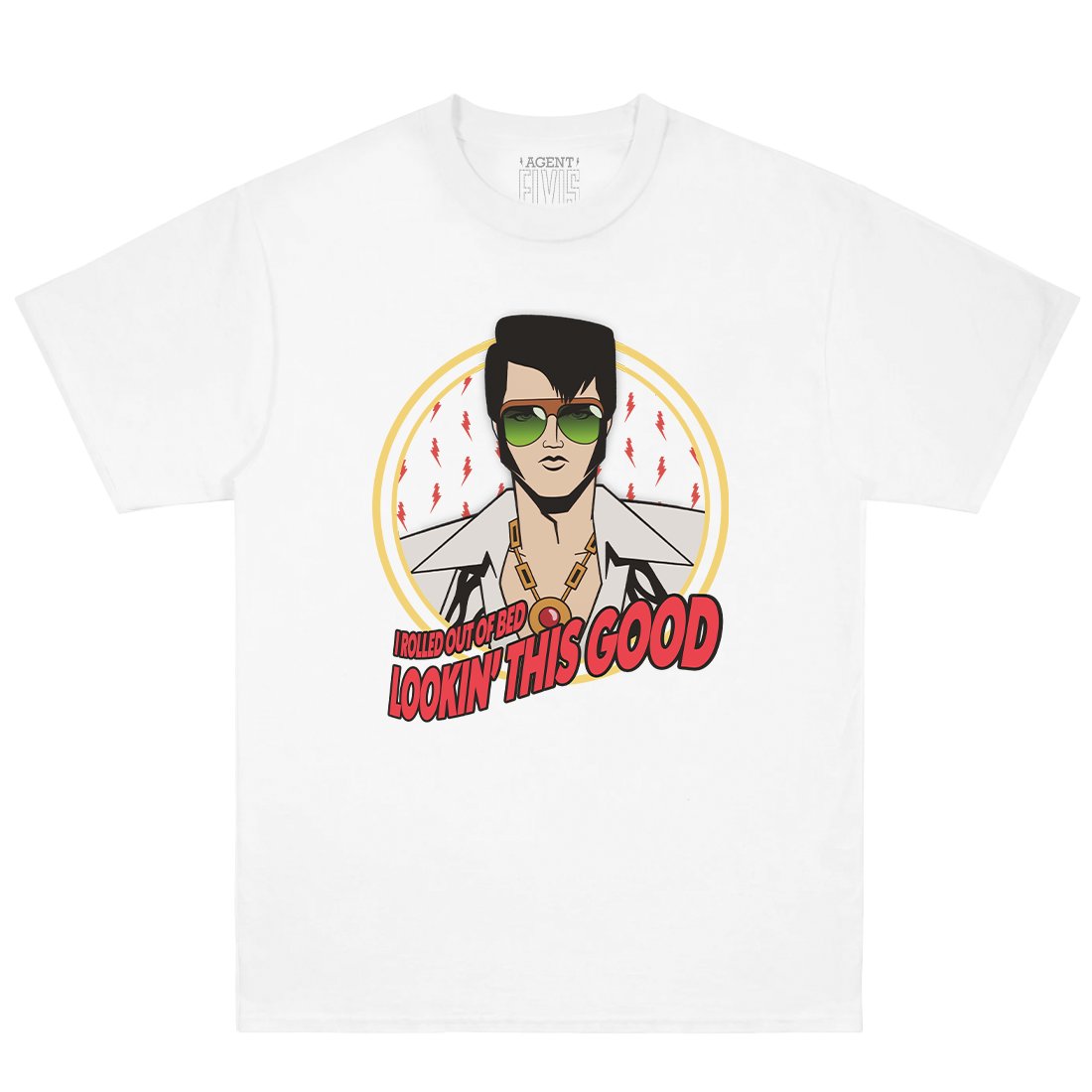 ElvisPresley's tweet image. You can now find merchandise inspired by the @netflix show "Agent Elvis" on Amazon!

Shop here! amzn.to/3TVrs2m 

@NetflixGeeked 
@NetflixIsAJoke