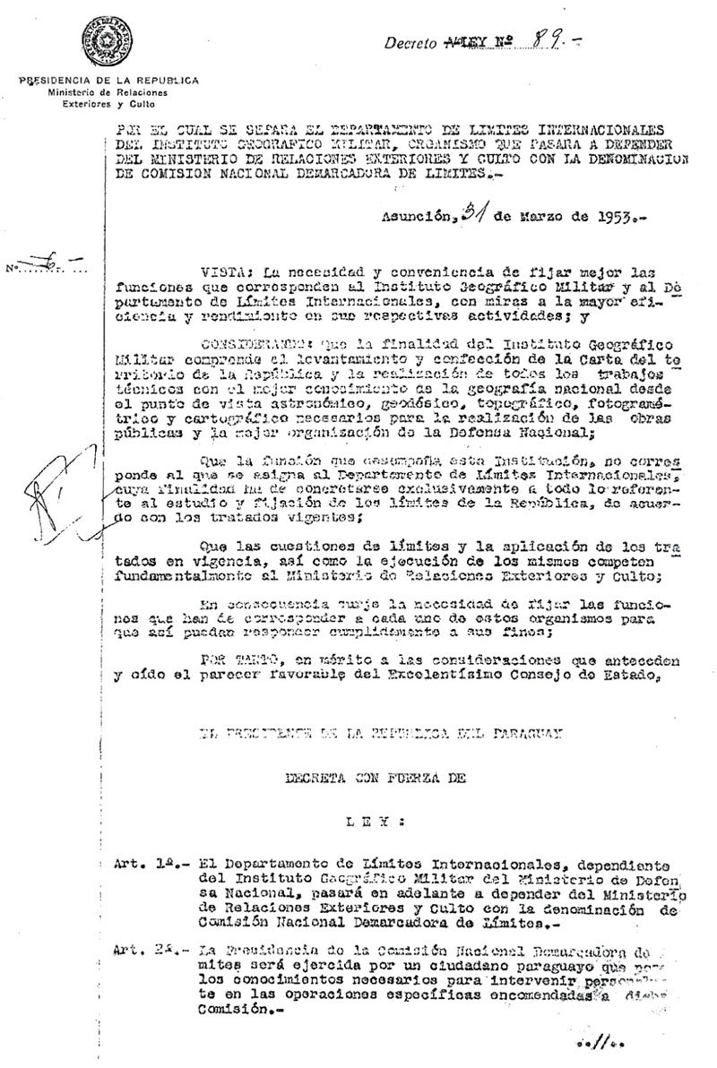 mreparaguay's tweet photo. La Comisión Nacional Demarcadora de Límites del Paraguay celebra su 70 aniversario de vida institucional. La CNDL se encarga del estudio, deslinde, demarcación, caracterización, registro y control de los límites del país.
➡️https://t.co/AirE3U4pjB https://t.co/ChAgrZ0Mb6