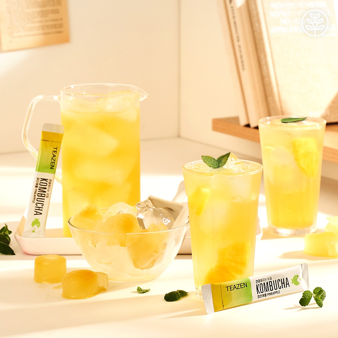 have you tried TEAZEN KOMBUCHA pineapple flavor? 

#TEAZEN #Kombucha #BTS