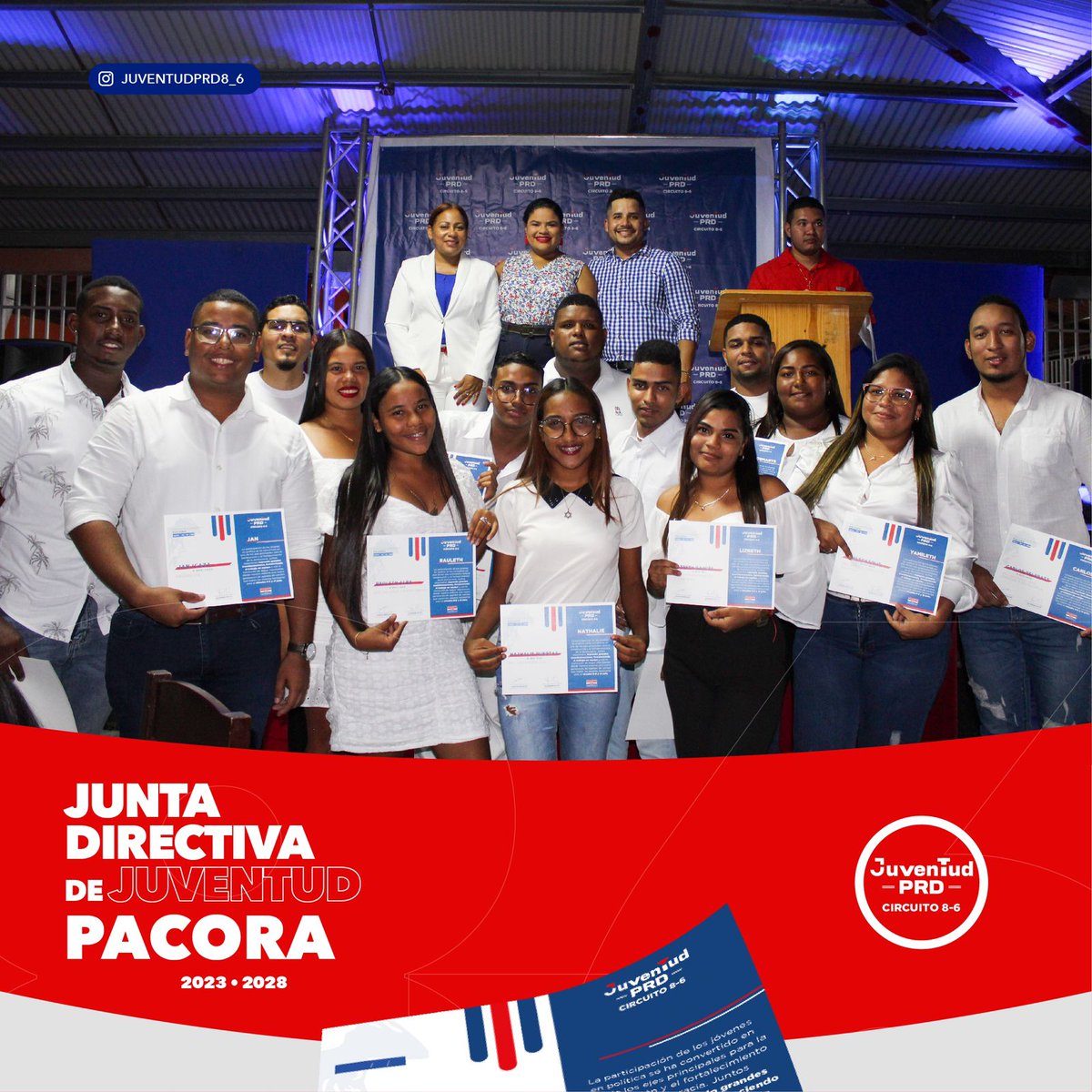 JuventudPRD8_6's tweet photo. ¡Felicidades a la nueva Junda Directiva del Corregimiento de Pacora! https://t.co/hOVVtGAW5i