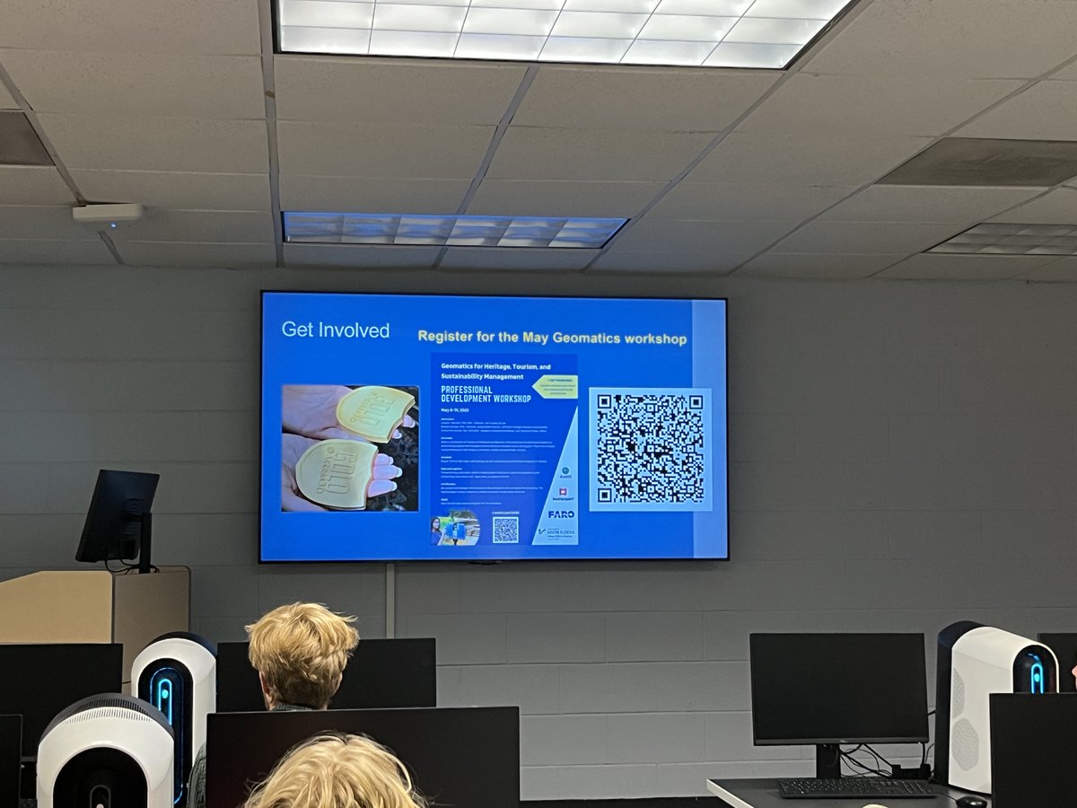 Access3DLab's tweet photo. Last week we gave Dr. Jennifer Knight’s History Internship course a tour of the Access3D Lab! It’s a great way to show students the different projects happening on campus, and hopefully garner interest in upcoming lab projects for them to get involved in. https://t.co/o5Y4KRXHUe