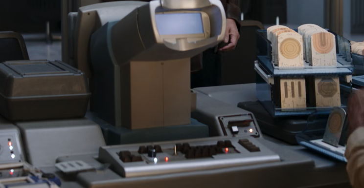Ok, so look what I spotted on the latest episode of The Mandalorian.

That is undeniably the top half of a C64, C16 or Vic20.  I guess they use Commodore computers in a galaxy far, far away after all.