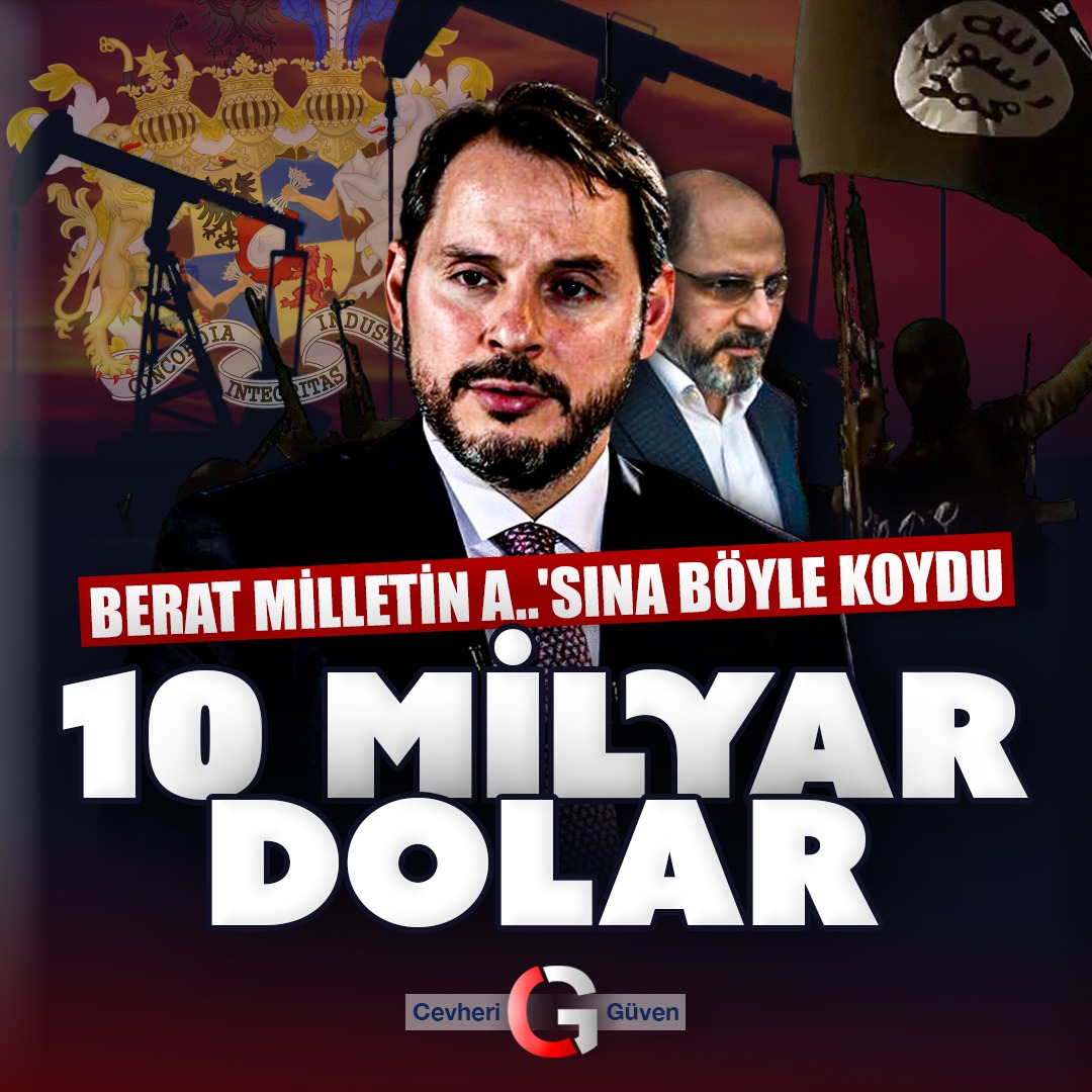 Biraz gecikti ama geldi video...

BERAT ALBAYRAK'IN 10 MİLYAR DOLARLIK VURGUNU youtu.be/My1GOG2xIFU