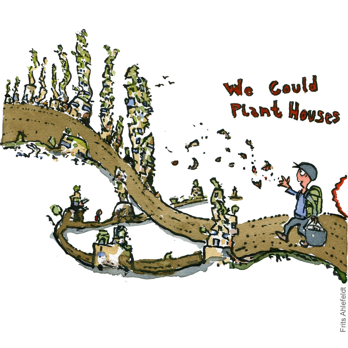 Imagine architecture was alive and growing like plants...
My ideas for a few of them on FritsAhlefeldt.com  story: fritsahlefeldt.com/2023/03/30/cou…
Tags: #architecture #organicdesign #naturebaseddesign #sustainableliving