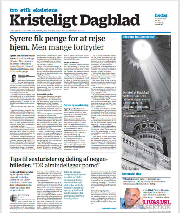 Syrere tog tilbage til Syrien med udsigt til en pose penge fra den danske stat, der ikke kan overføres til dem. I 2022 fortrød 50 syrere hjemrejsen og kan komme retur til Danmark. Jeg skriver for <a href="/kristeligt/">Kristeligt Dagblad</a>. kristeligt-dagblad.dk/danmark/syrere…