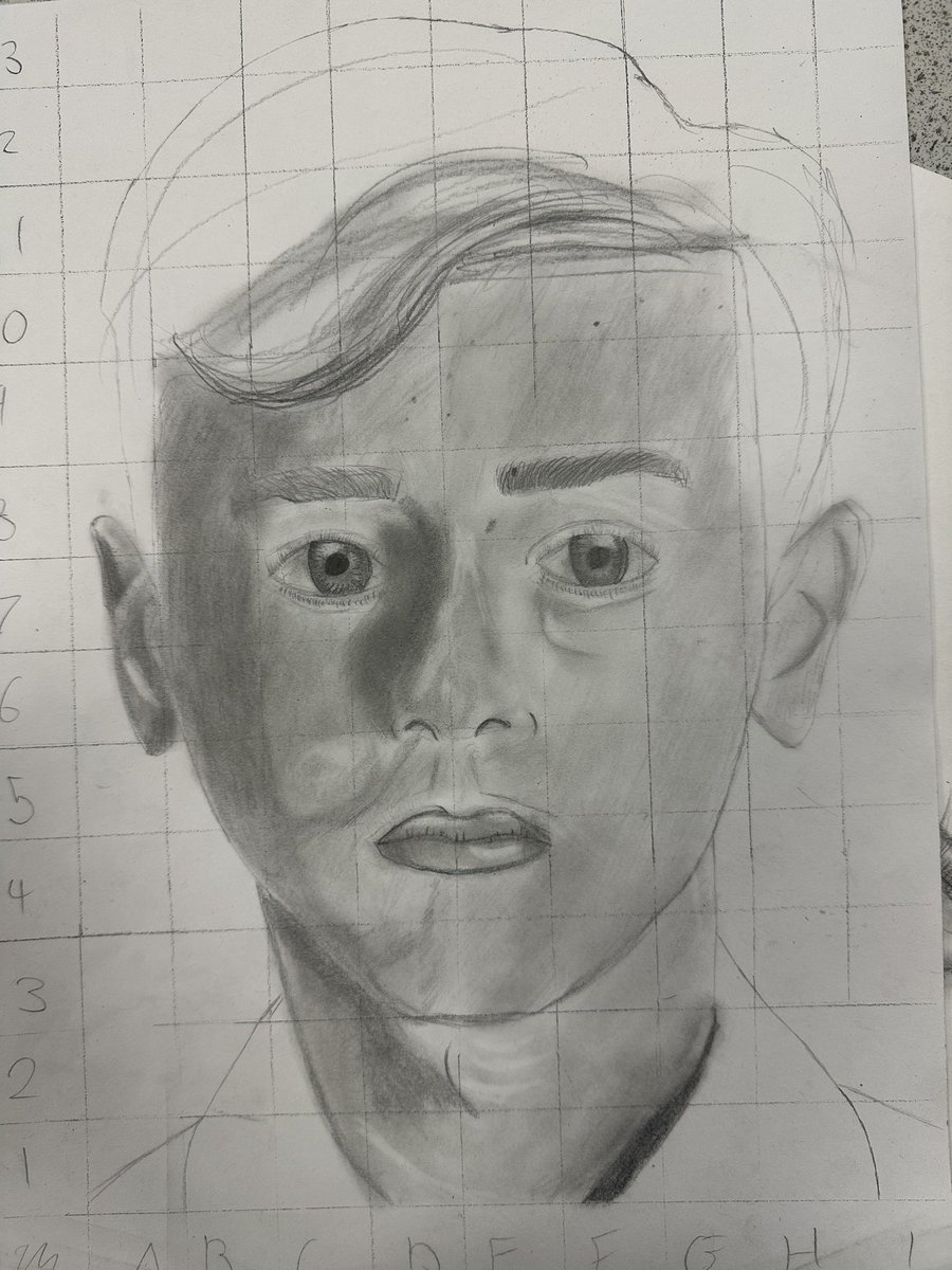 MrCarlinArt's tweet photo. So proud of the portraits being turned out by my Y9s! Connor M has done fantastic with this, his drawing skills have improved SO much since September, well done, youβve done brilliantly!! π β¨
@Hope_Academy @HopeClassof2025 #ambition #talent #ks3art #portraiture #continuousline https://t.co/2xVwlbqa0i