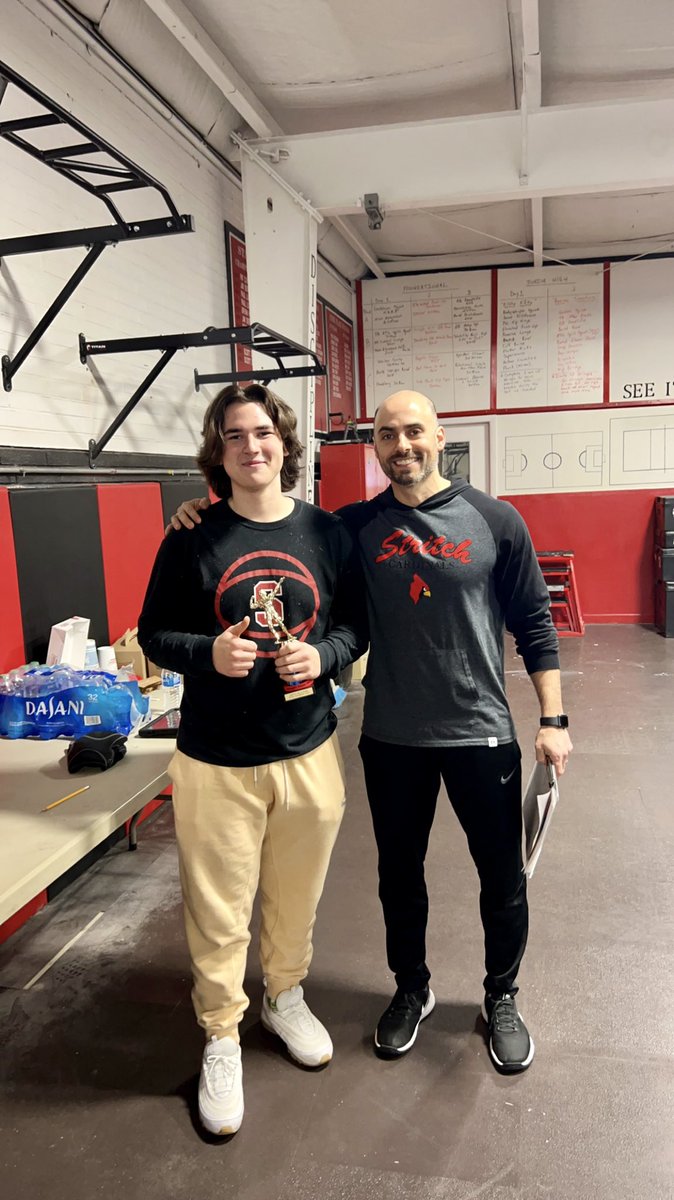 Congrats to Kent Horvath ‘24 for being our overall winner in the lift-a-thon.