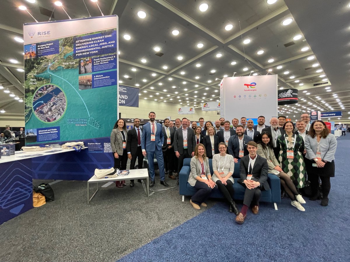 ThisIsAttentive's tweet photo. This was a successful IPF for the #AE1 project team! Our team had the pleasure of speaking many times throughout the conference. Thank you to @offshorewindus for executing another great conference to help move the #OSW industry forward! The future looks bright for #OSW in the US! https://t.co/WZgCr1xkhV