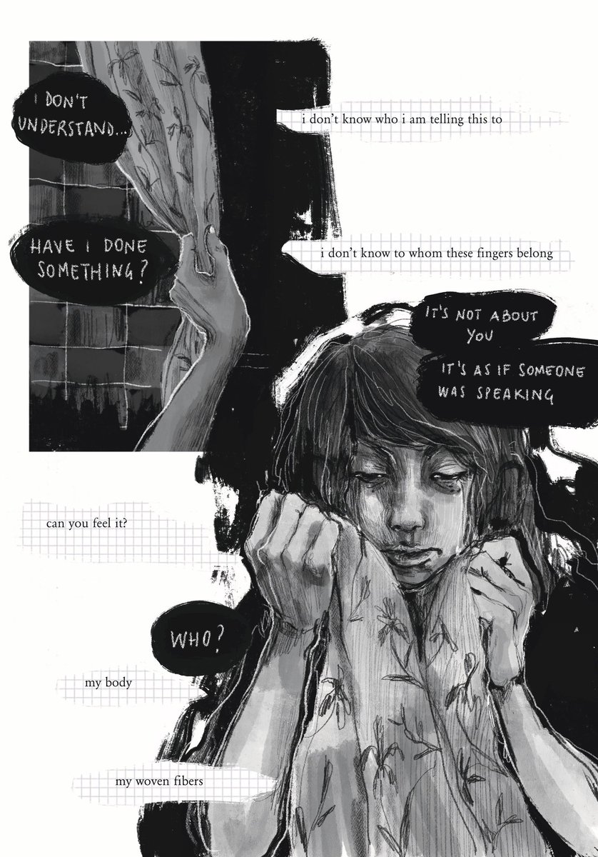 EhmAutoprod's tweet photo. We’ve reached 21%! Let’s try for 25% by the end of the week 👀
As a gift, here’s a page from Ulster Weavers, the illustrated story by Cosma Bassi and Valeria Sette, in which the souls of the dead live in the everyday objects of our life.
Get it here: https://t.co/p05jbLvYrB https://t.co/QnLX5MLk5e