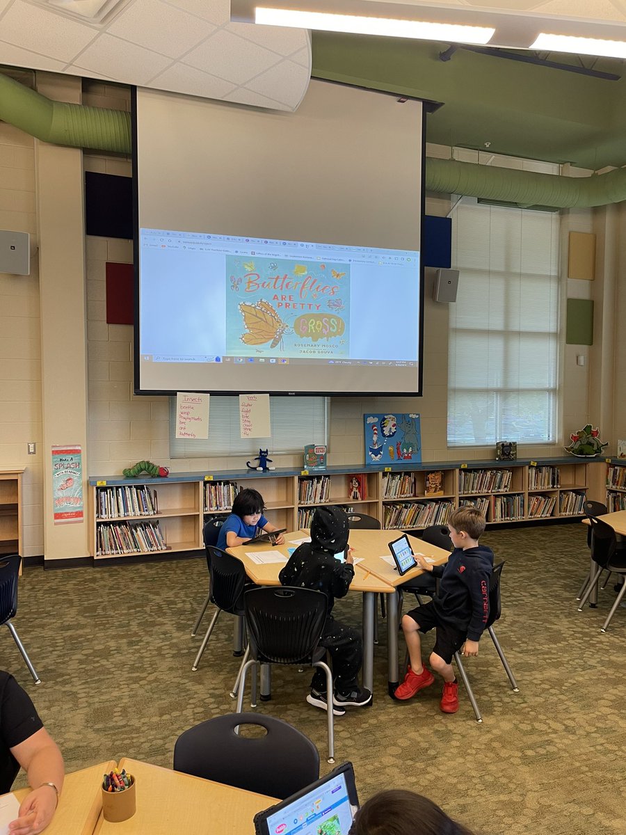 WindcrestLib's tweet photo. Sure Butterflies can be kinda gross but they are actually pretty amazing! So are these other 6 legged friends we explored in Pebble Go. Students loved Butterflies are Pretty Gross by Rosemary Mosco. Such a fun way to learn about butterflies 🦋 https://t.co/KqmiBTmdSE