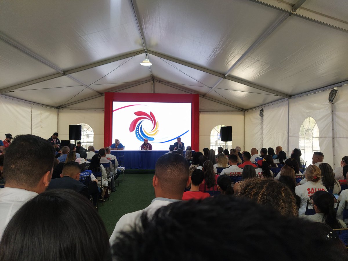 En estos momentos se desarrollan ponencias en materia de salud impartidas por panelistas internacionales invitados a la #Fisven2023 

¡La salud es prioridad en Venezuela! 

<a href="/MagaGutierrezV/">Magaly Gutiérrez Viña</a>
<a href="/MinSaludVE/">MPPSalud</a>

#MaduroEsUnDuro #Consalud #GobiernoBolivariano #Venezuela